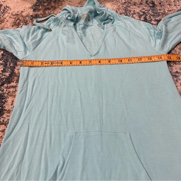 Lilly Pulitzer Luxletic Blue Ibiza Cassi Popover Sweater Size XXS - Picture 8 of 10